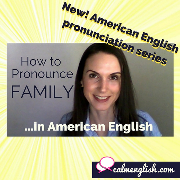 How to Pronounce 'Family' in American English - listen to and learn the two correct pronunciations here! Get access to my free pronunciation tips mini-course: www.calmenglish.com/join